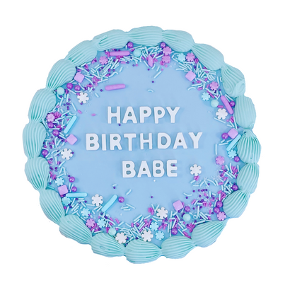 Happy Birthday Frozen Cake