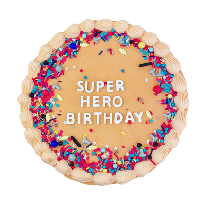 Superhero Birthday Cake